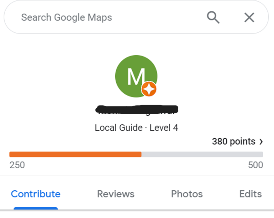 Selecting Reviews from your Google Profile